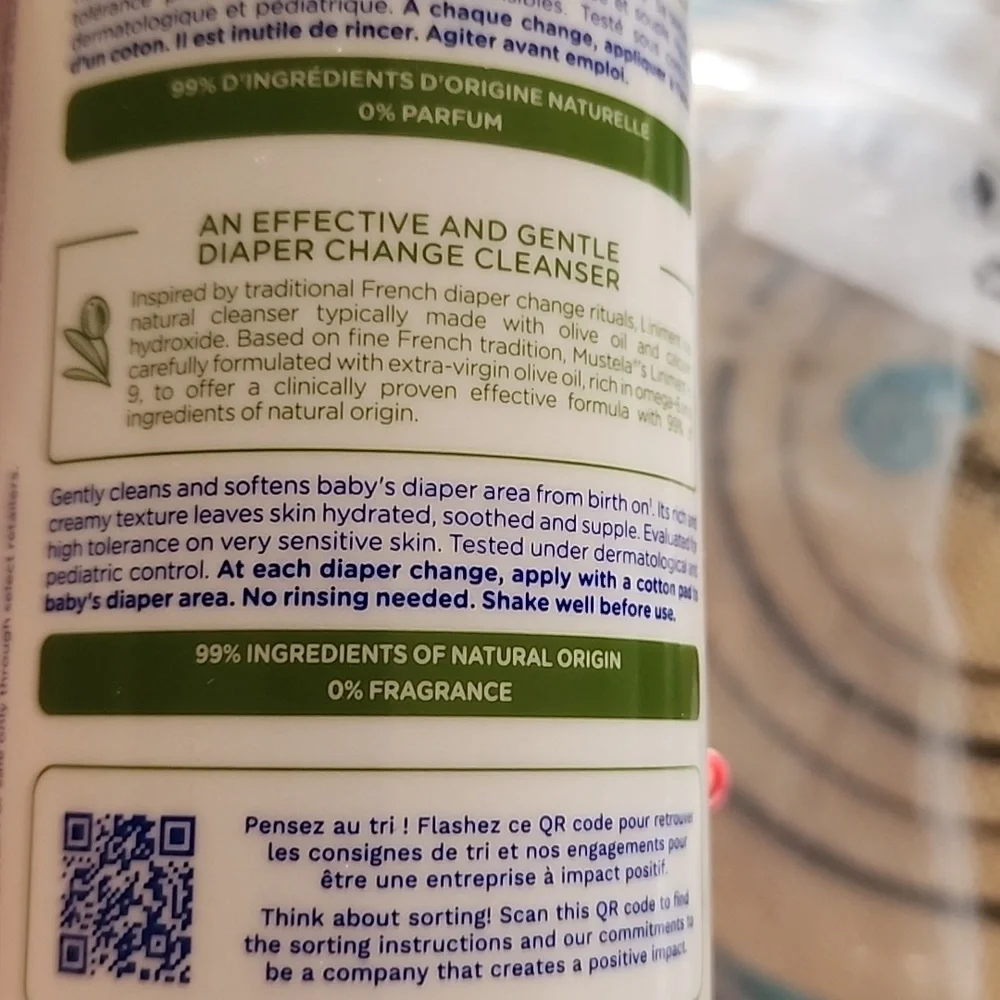 Mustela liniment diaper